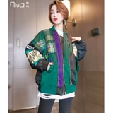 Пуховик, зимняя куртка, бейсбольная форма, подходит для подростков, коллекция 2021, оверсайз, в корейском стиле, в западном стиле, увеличенная толщина