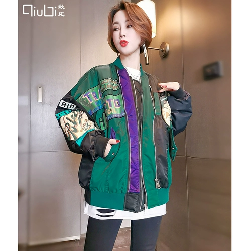 Пуховик, зимняя куртка, бейсбольная форма, подходит для подростков, коллекция 2021, оверсайз, в корейском стиле, в западном стиле, увеличенная толщина