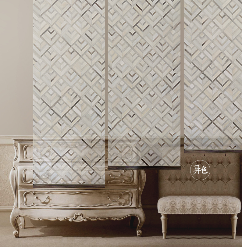 Popular YEESA heterochromic modern abstract Nordic pattern screen partition hanging screen soft curtain 525 Nordic impression