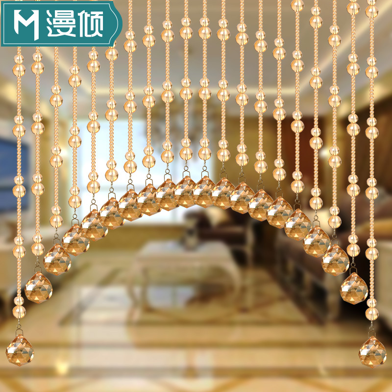Crystal Bead Curtain, Curved Gourd-Shaped Door Curtain, Partition Curtain for Living Room, Toilet, Bathroom, Bedroom, Home Use, Simple and No Drilling Required Crystal Bead Curtain, Curved Gourd-Shaped Door Curtain, Partition Curtain for Living Room, Toilet, Bathroom, Bedroom, Home Use, Simple and No Drilling Required