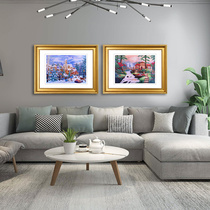 Ancient Wu Woman Red Su Embroidery Finished Product Hung Painting Living Room Pure Handmade Embroidery Painting Hanging Painting Xuanguan Dining Room Clothing and Art-style View