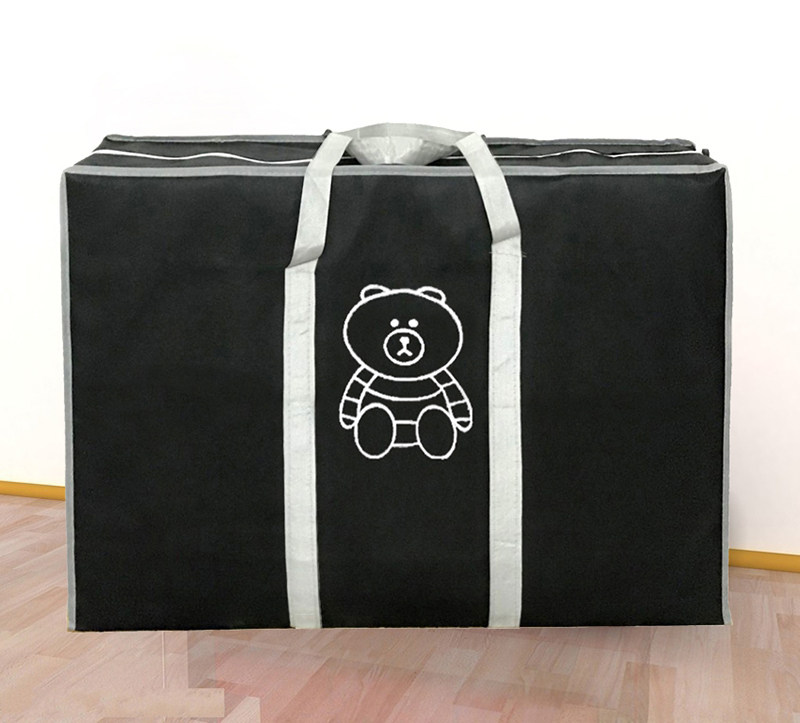 Large-capacity quilt storage bag moving packing bag luggage bag Oxford cloth canvas handbag woven bag waterproof