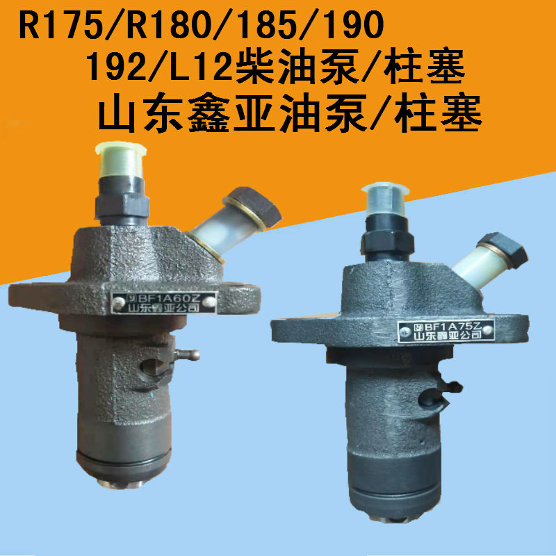 Changchai single cylinder diesel engine R175 180 R185 190 192L12 piston diesel pump assembly high pressure oil pump