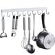 No-punch kitchen hooks, wall-mounted storage racks, clothes hooks, row hooks, kitchen and bathroom pendants, spatula hooks, space aluminum racks