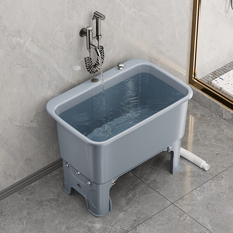 Rectangular Mop Bucket with Automatic Drainage, Mobile Mop Sink, Household Mop and Bucket Set, Integrated Mop and Bucket for Floor Cleaning Rectangular Mop Bucket with Automatic Drainage, Mobile Mop Sink, Household Mop and Bucket Set, Integrated Mop and Bucket for Floor Cleaning
