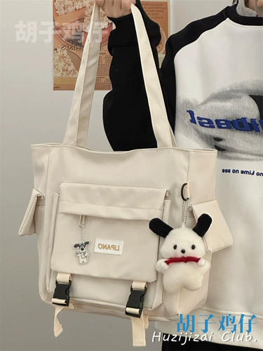 Универсальная льняная сумка, ранец