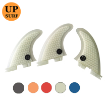UPSURF surf tail rudder Double Tabs 2 solid color glass fiber fin honeycomb surfboard fin tail fin