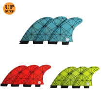 UPSURF honeycomb glass fiber tail rudder Double Tabs 2 surfboard SURF FIN FIN accessories G5