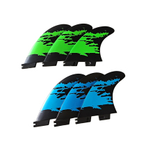 UPSURF graffiti fish fin Double Tabs 2 boils tail rudder surf accessories tailfin surfboard fin