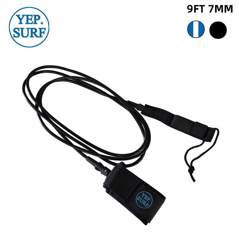 Yep Surf Surf Foot Rope Leash Multicolor Optional Surfboard Safety Leash Straight Rope 9ft 7mm