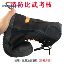 Fire fighting training rescue boots new rescue boots canvas boots soft bottom to steel plate light non-slip