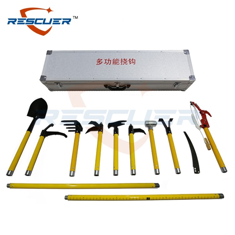 Multifunctional fire scratching hook 12 pieces of suit manual breaking tool set