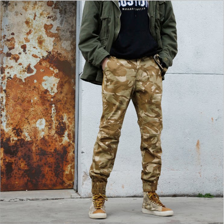Chief Original Men's Pants Bowl Pants Tactical Groups CS Camouflage Trousers Nine Pants