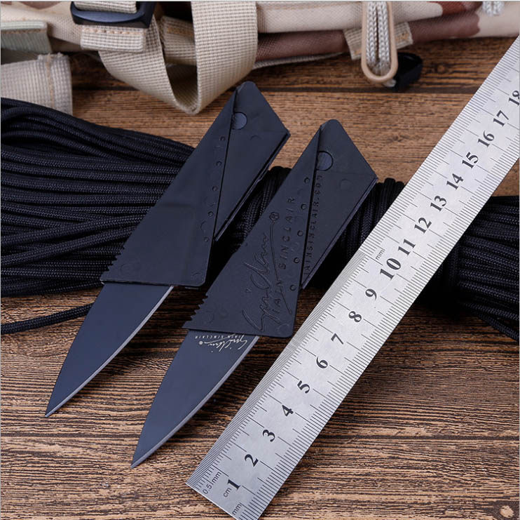 Outdoor Credit Card Folding Knife Multifunction Card Knife Portable Card Knife Tool Card Gift Army Knife Card
