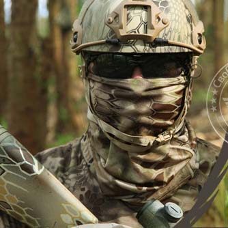 Chief New Camouflak Tactical Men and Men Scarf Outdoor Riding Windproof Quick Dry Headscarf Anti-Sandpython Mask