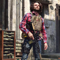 Chiefs new men and women with the same type of military fan plaid shirt tactical shirt Special Forces Tactical commuter shirt casual wear