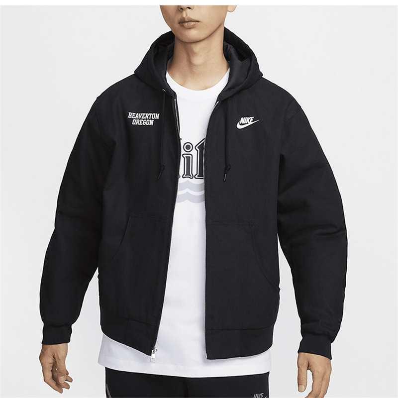 Nike Men's Fashionable and Simple Outdoor Sports Casual Hooded Jacket Hv1738-010