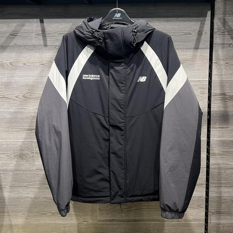 Authentic New Balance Men's and Women's Fashionable and Versatile Sports and Leisure Quilted Jacket Nqe45161-Bk