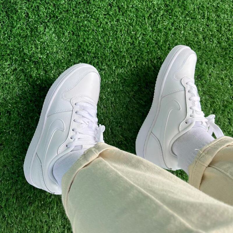 Authentic Nike Men's Shoes Ebernon White Shoes Low-Top Lightweight Sneakers Sports Fashion Casual Aq1775