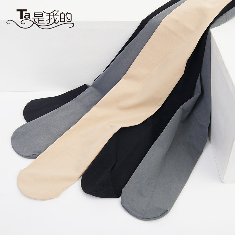 Spring Autumn Season Micropressure Slim Leg Pants Socks 380D Goose Down Fine Striped Inner Lap Pants Stockings Slim Silk Stockings Pants