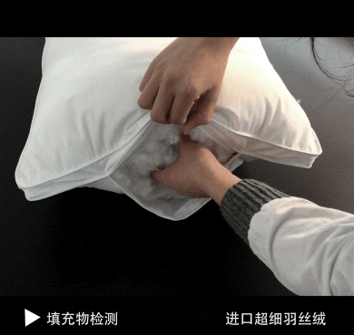 Lensk Cotton Hotel Gối Gối Vải Cotton Feather Trường trung học Điều dưỡng Thấp Cổ tử cung Gối mềm - Gối gối chặn vỏ đỗ