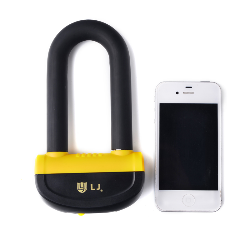 Taiwan stand one trillion LJ lock 115 small U type locomotive electric disc brake lock bike lock brake disc lock against theft