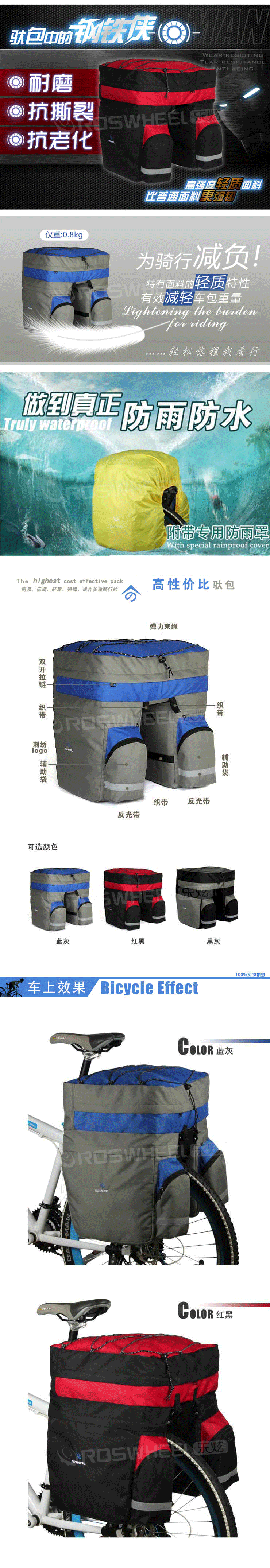 Sacoche pour vélo ROSWHEEL - Ref 2215994 Image 7