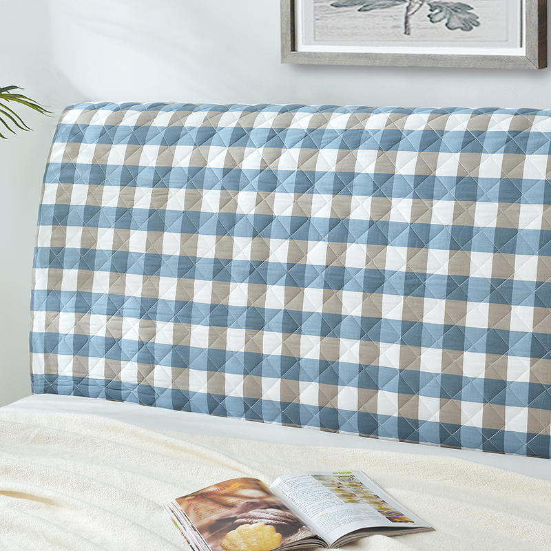 Full cotton-covered bedhead cover Full cotton-covered Tianli universal arc protective cover Soft bag dustproof and cotton protective cover