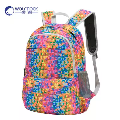 Travel equipment skin bag Men's and women's casual lightweight travel sports school bag folding hiking shoulder bag Portable