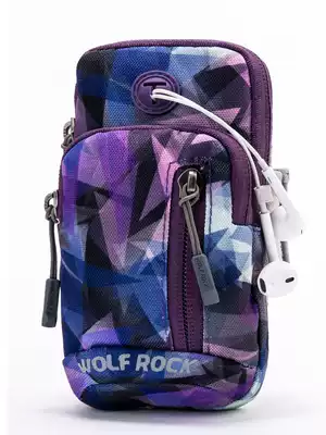 Running mobile phone arm sleeve Wolf Rock men and women sports arm bag fitness wrist bag Apple Huawei arm belt arm bag