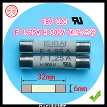 Cartridge fuses 189020 F 1 25A H 500V 6x32mmUR high quality fusible core
