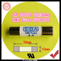 Fuse 4A 5019906 DMI Fuse 1000V 10x 38mm fusible core insurance