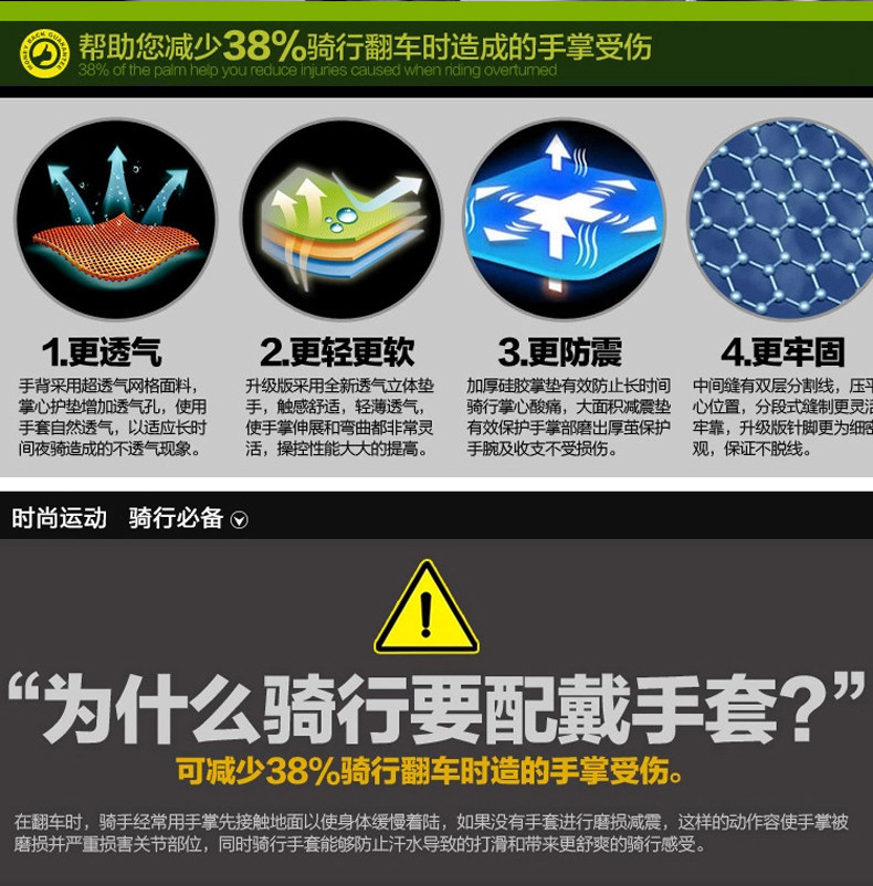 Gants pour vélo mixte ROCKYOU - Ref 2250676 Image 15