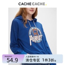 CacheCache Methodist Female Loose Korean Version Spring Autumn Season Thin Street Wind and Hip Hop Student Tide