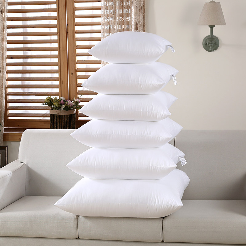 綿100％のクッション芯、ソファクッション、フェザーベルベットの枕の中綿、45x45cm、学生用ベッドヘッドボード/背もたれ、サイズ40、50、60、70cm
