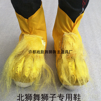 Lion dance shoes North Lion special shoes Dragon dance lion dance shoes Wake lion shoes South Lion shoes Dragon lion team lion dance Lion shoelace hair