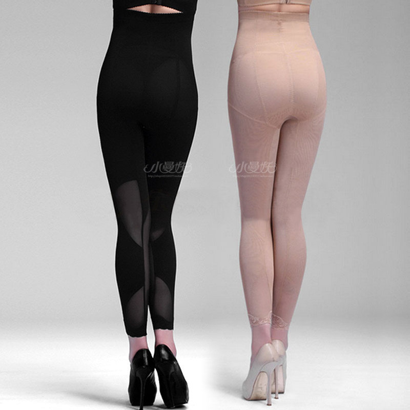 Pastel-shaped beam-shaped stomach-gawling thin thighs plastic pants for pants and hips artifact