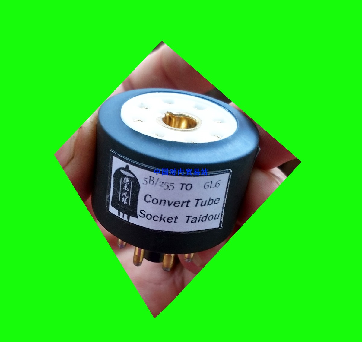 Vacuum tube converting seat 5B 255M to replace 6L6 6V6