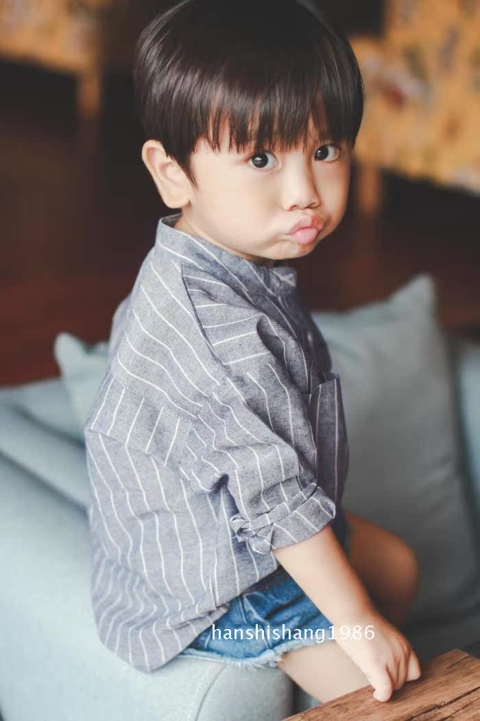 Chemise enfant à manche longue - Ref 2083028 Image 18