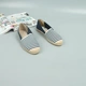 2019 mùa xuân espadrilles sọc giày phụ nữ rơm ngư dân giày đơn giày lười giày đế bằng thấp - Giày cắt thấp