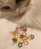 Маленькая глина, аксессуар для волос с бантиком, 13mm