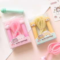 Childrens student sports skipping rope fitness weight loss animal creative skipping cute student skipping rope comfortable toy