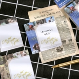 Желаю и времена, материал с учетной записью плаката, корейские внедрения, стиль студенческого послания может быть вставлено с помощью набора наклеек удобства вязкости.