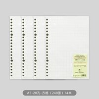 Черная книга A5 квадрата-20 лунок-4