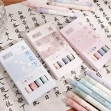 Канцелярские принадлежности Nijia, новая флуоресцентная ручка в национальном стиле, студенческий ценный цветной маркер, большая емкость, ключ для рисования, ручная учетная запись