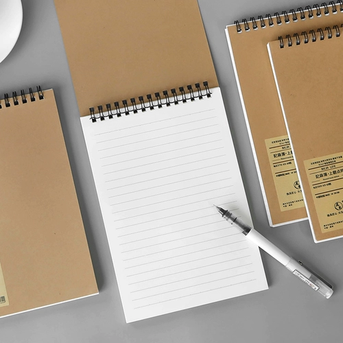 Кожаный ноутбук для школьников, канцтовары, книга, бизнес-версия