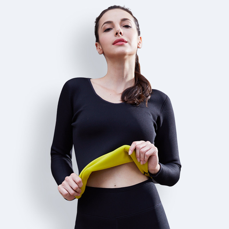 Fitness Storm Sweating Sauna Comfort Elastic Sports Explosive Sweaty Tight Body Sportswear Jacket Matching Hotspa Pants