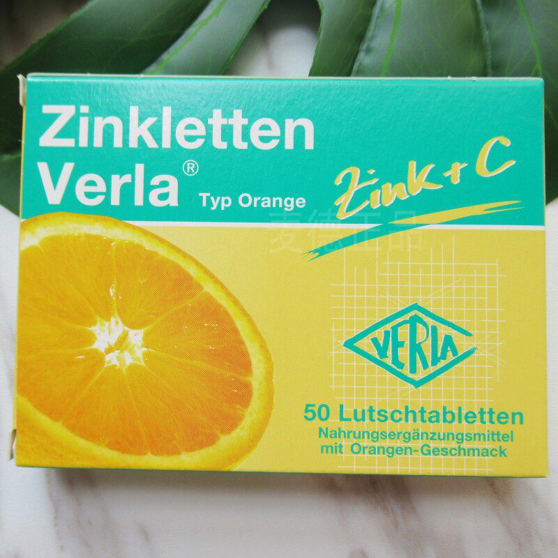 German Zinkletten Verla Zinc Supplement VC for Infants and Children