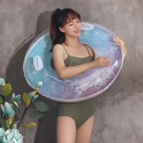 Радужный надувной плавательный круг для взрослых подходит для мужчин и женщин, облако, популярно в интернете, увеличенная толщина