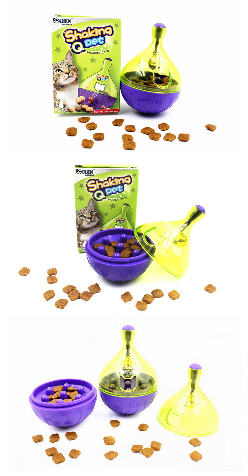 Tumbler pet đồ chơi mèo và chó đồ chơi giáo dục tự động trung chuyển thức ăn cho chó leaker pet rò rỉ thực phẩm bóng đồ chơi cho chó bull pháp